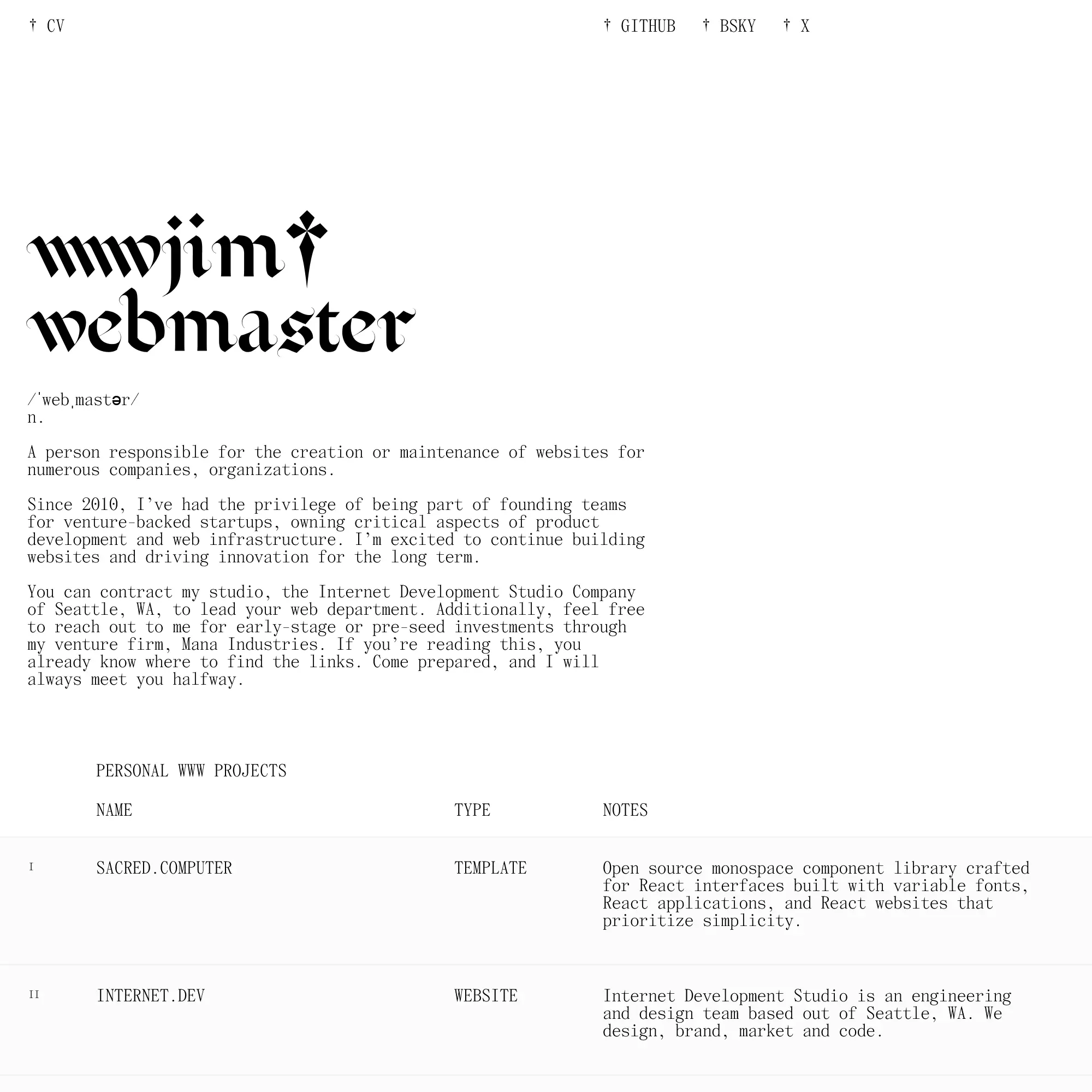 Screenshot of Jimmy Lee