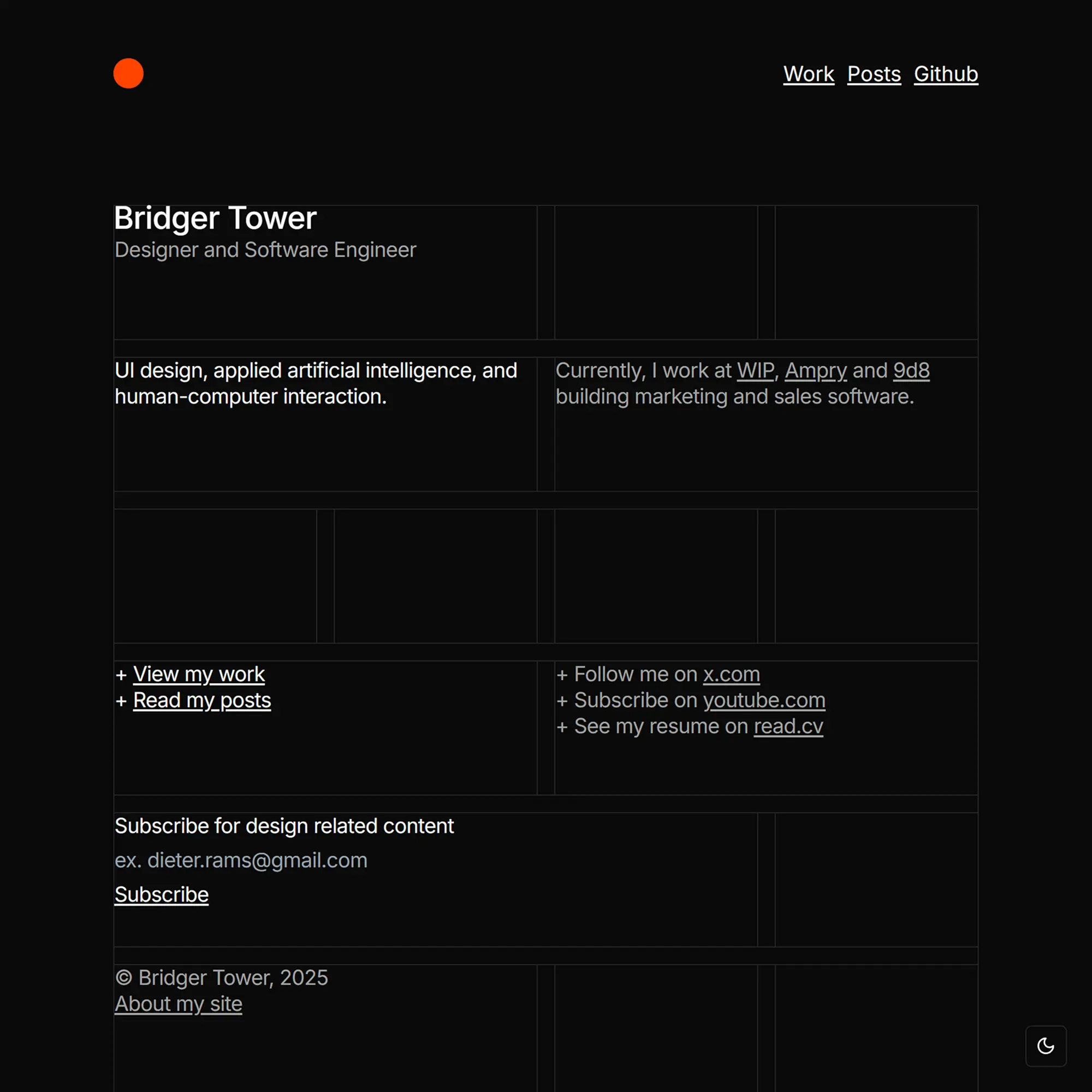 Screenshot of Bridger Tower