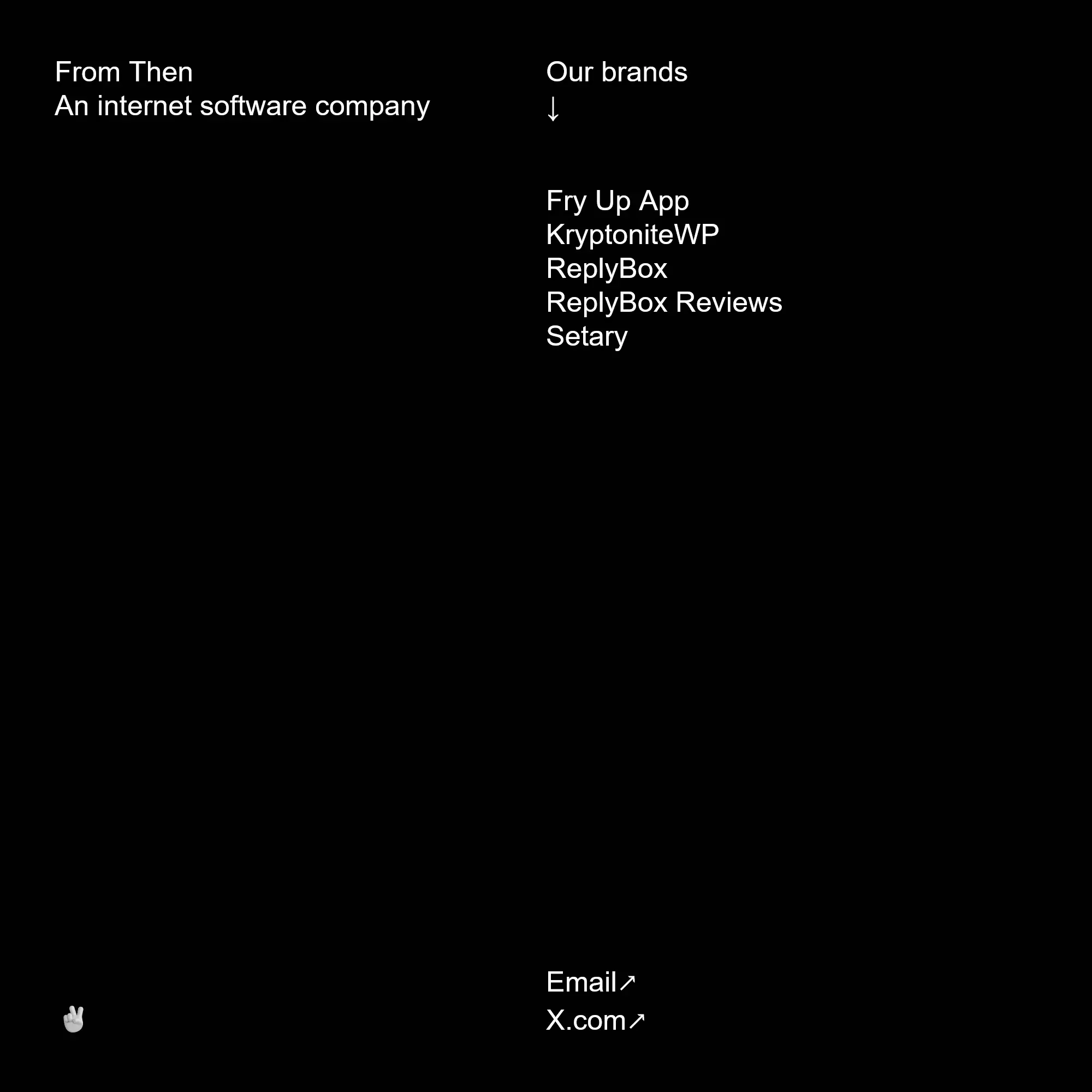Screenshot of From Then