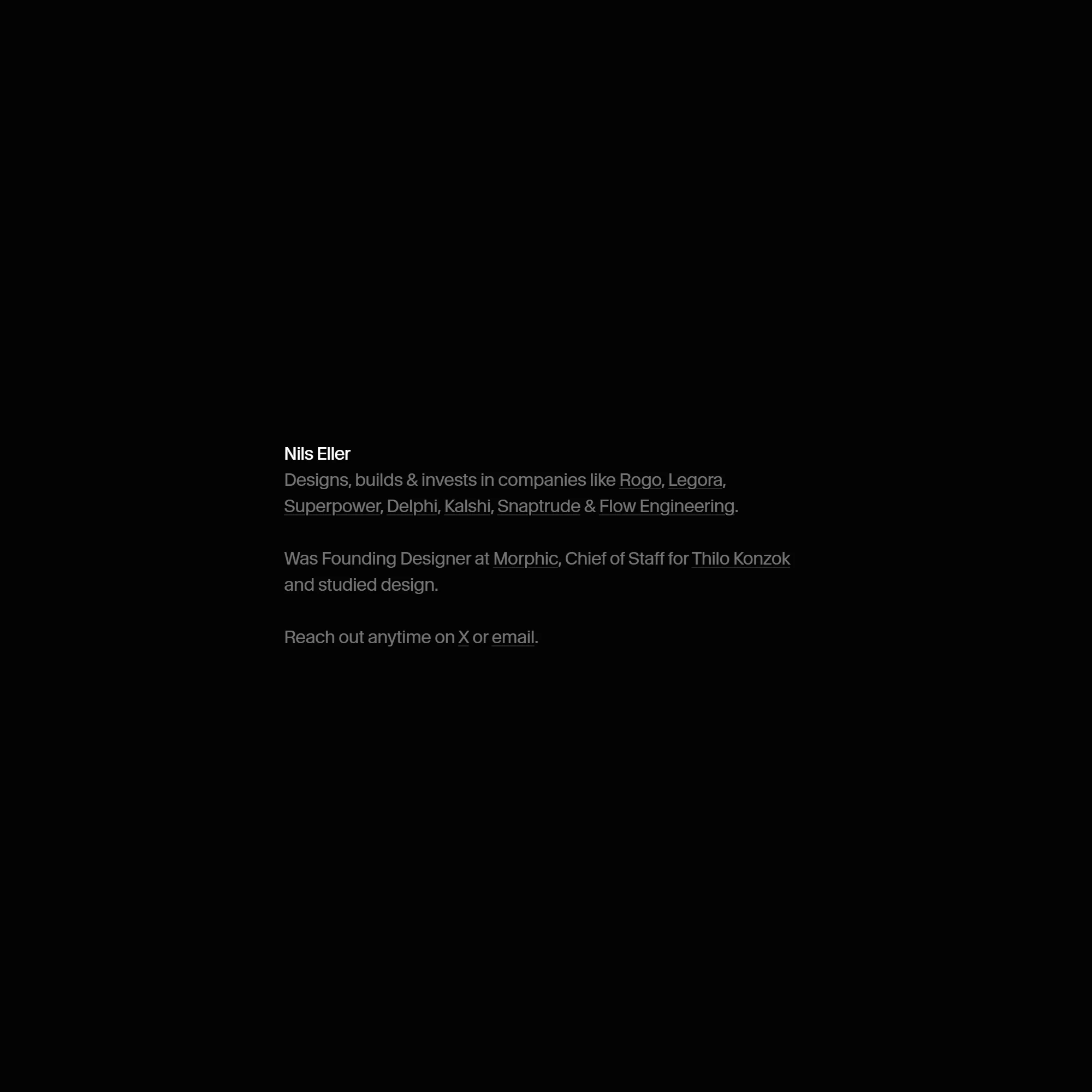 Screenshot of Nils Eller